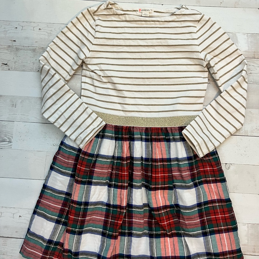 Girls J. Crew Holiday dress. Size 7